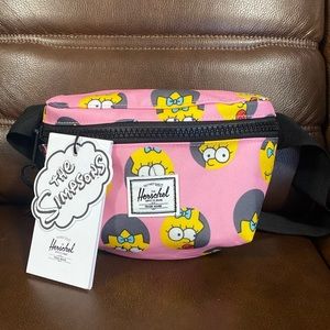 Herschel x The Simpsons Classic Maggie Simpson Pink Fanny Pack